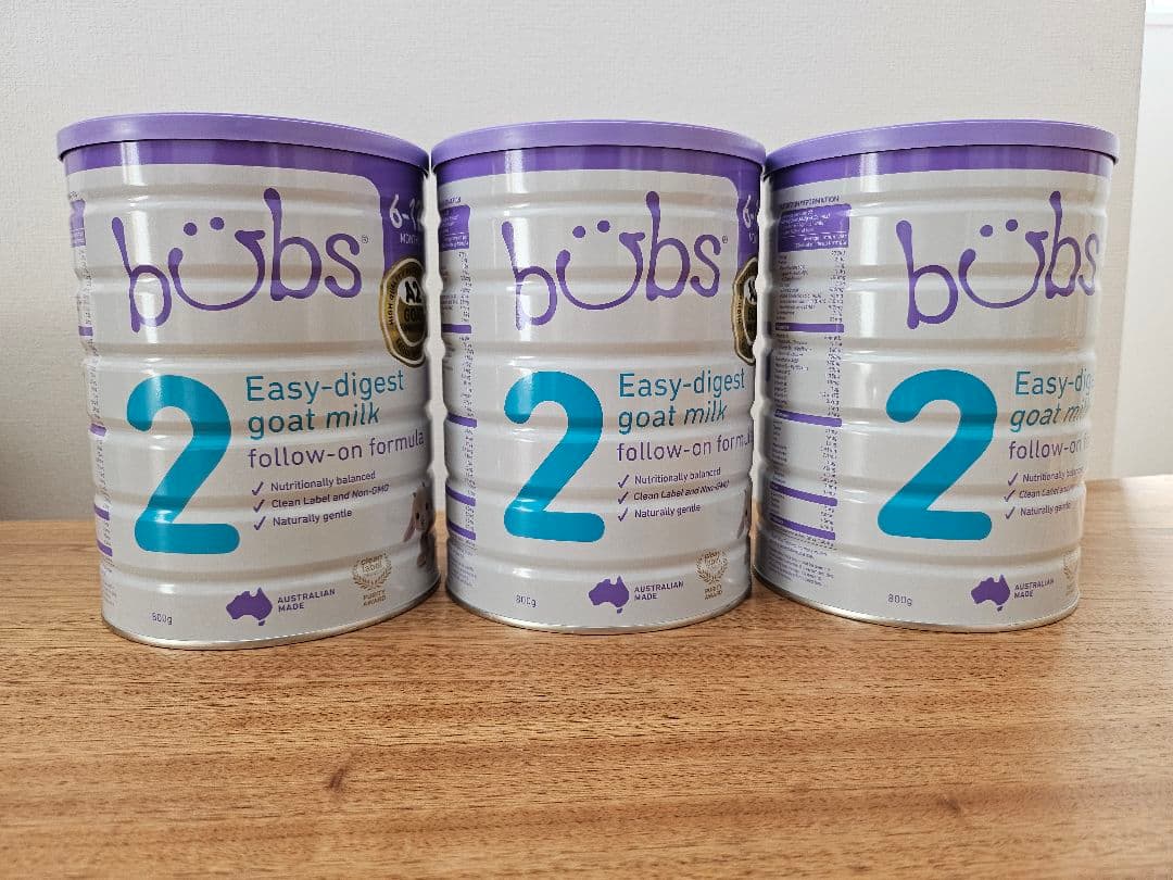 bubs ヤギミルク・ゴートミルク　ステップ2　3缶セット