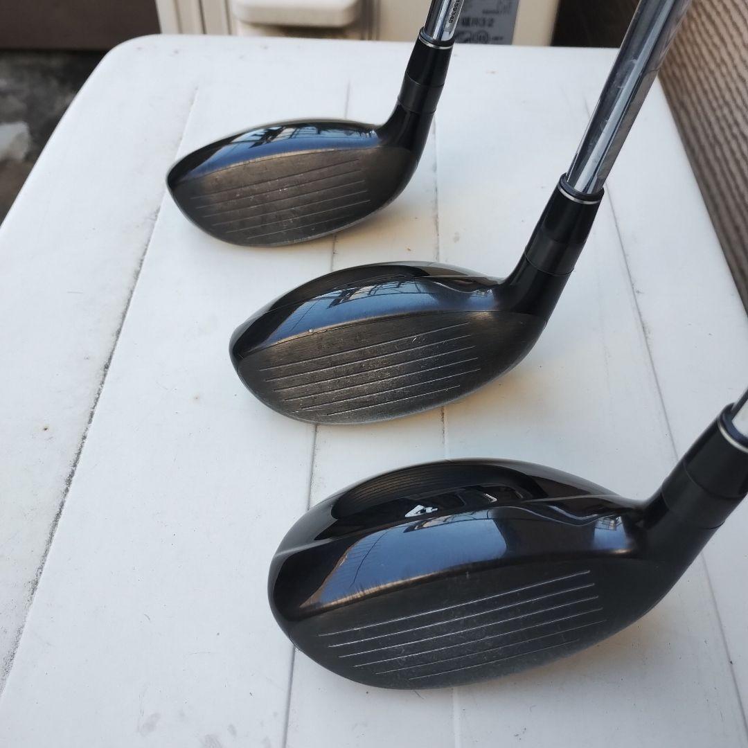 SRIXON　ZXハイブリッド3本セット3U、4U、5U（シャフトカットあり）