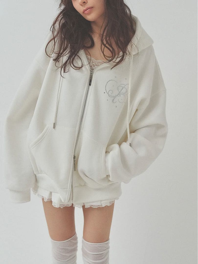 PELLICULE motif stone big PK WHITE 未開封