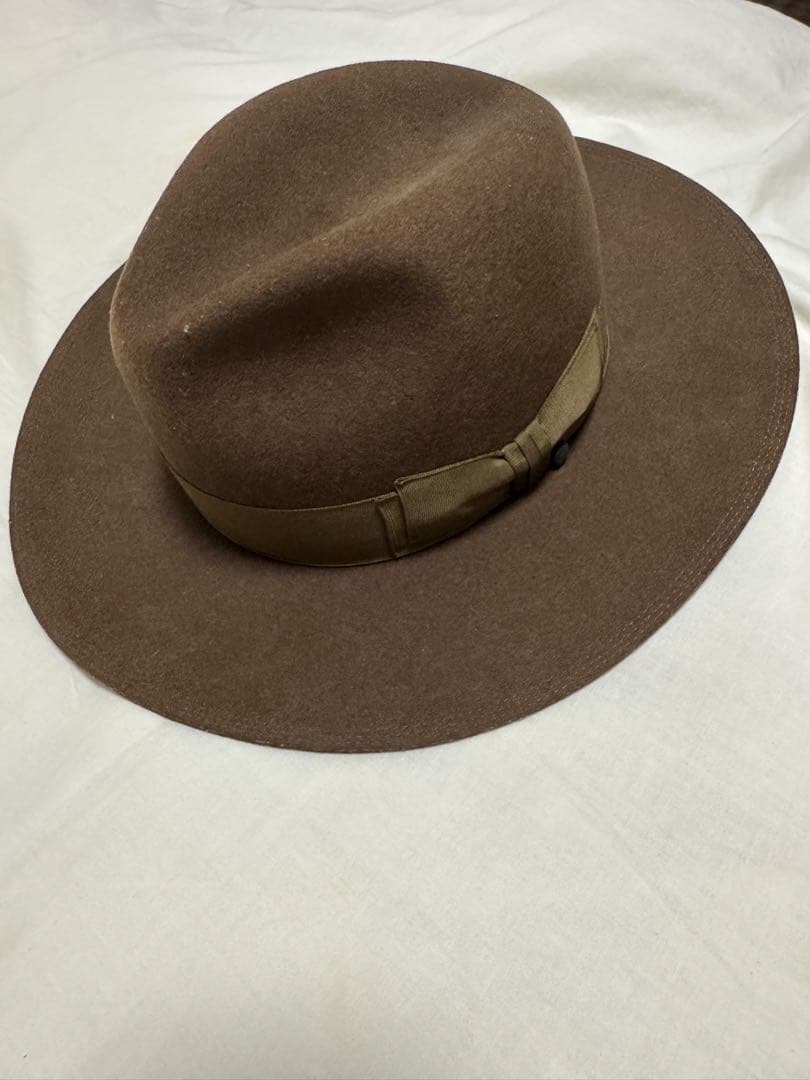 H.W dog & co ブラウン　ハット　サイズ38