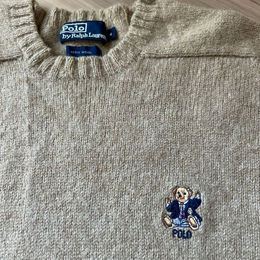 ポロベアラルフローレン　ベージュ セーター M
