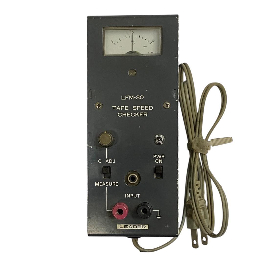 リーダー電子製 テープスピードチェッカー☆激レア廃盤品