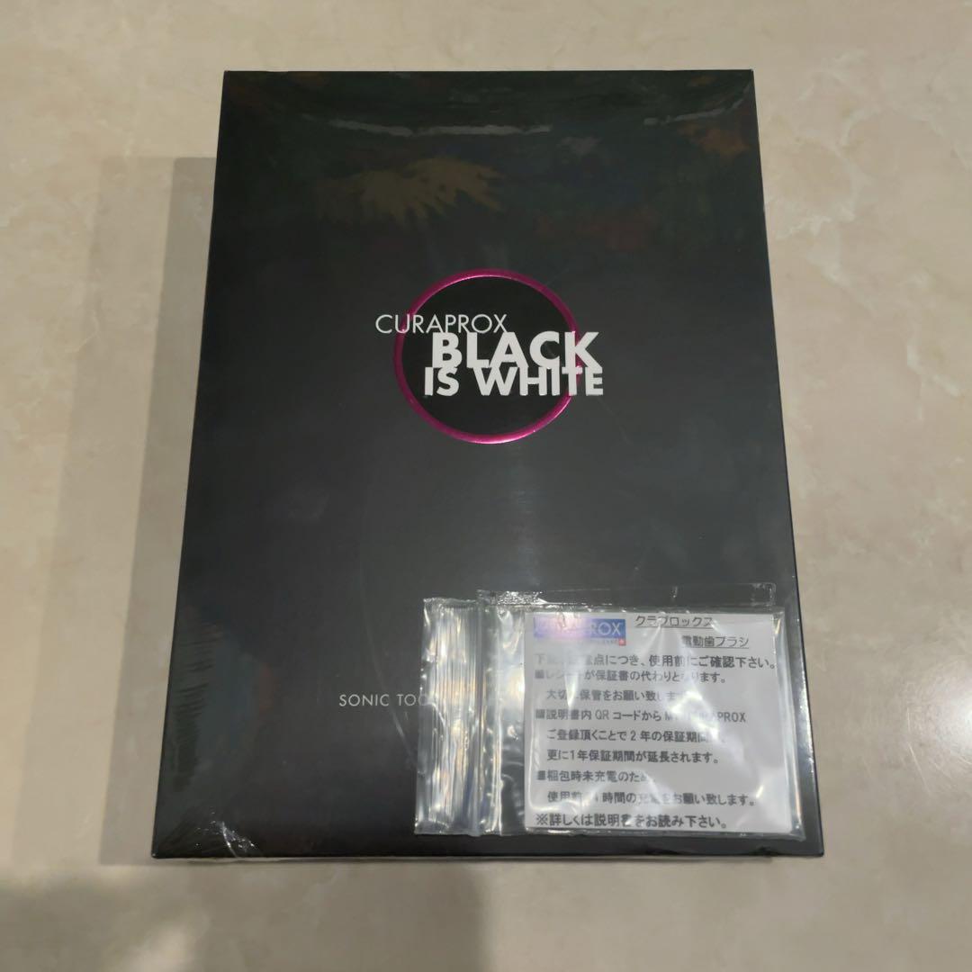 クラプロックス 音波式電動歯ブラシ ブラックイズホワイト　本体