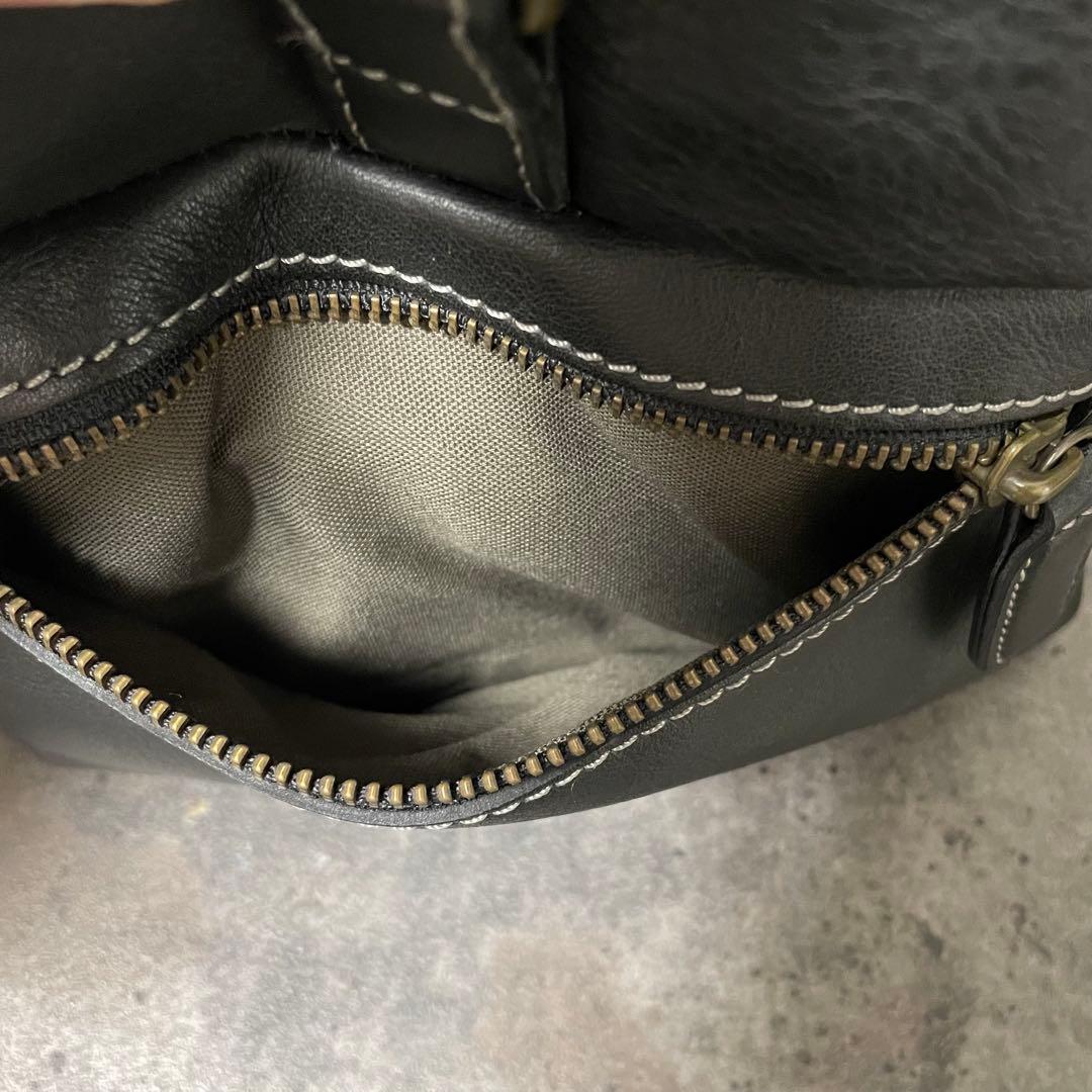 美品 土屋鞄 Plota 2way グランドボストンバッグ ショルダー 大容量黒