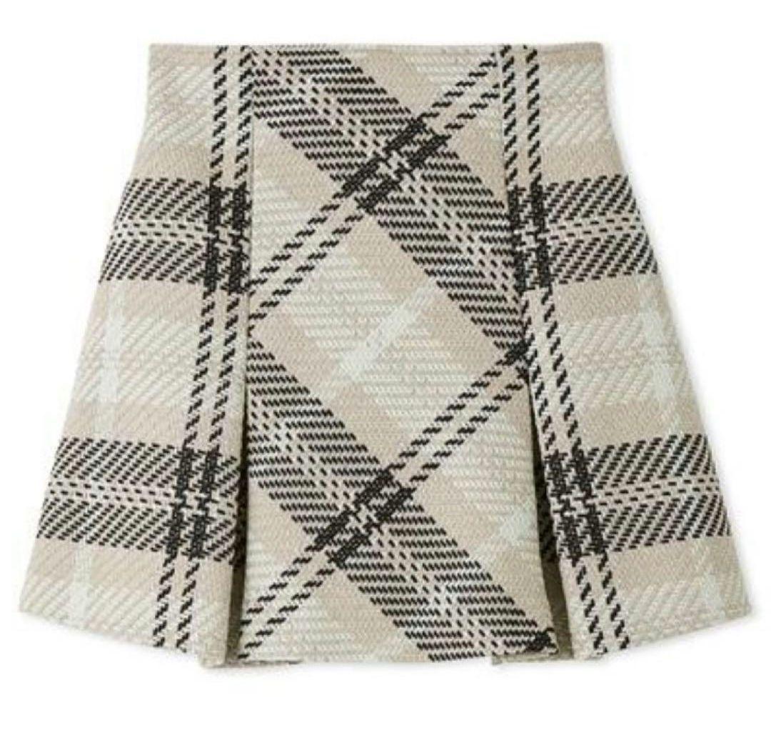 24AW ロービングチェックミニスカート snidel スナイデル