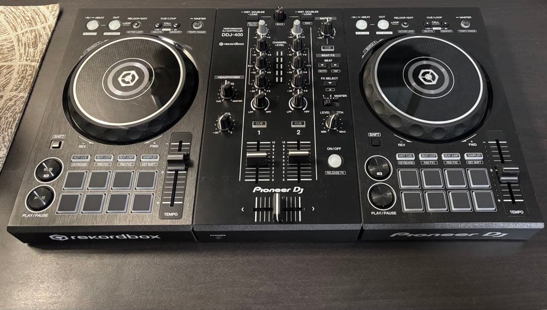 Pioneer DJ DDJ-400 カバーとガイド本付き
