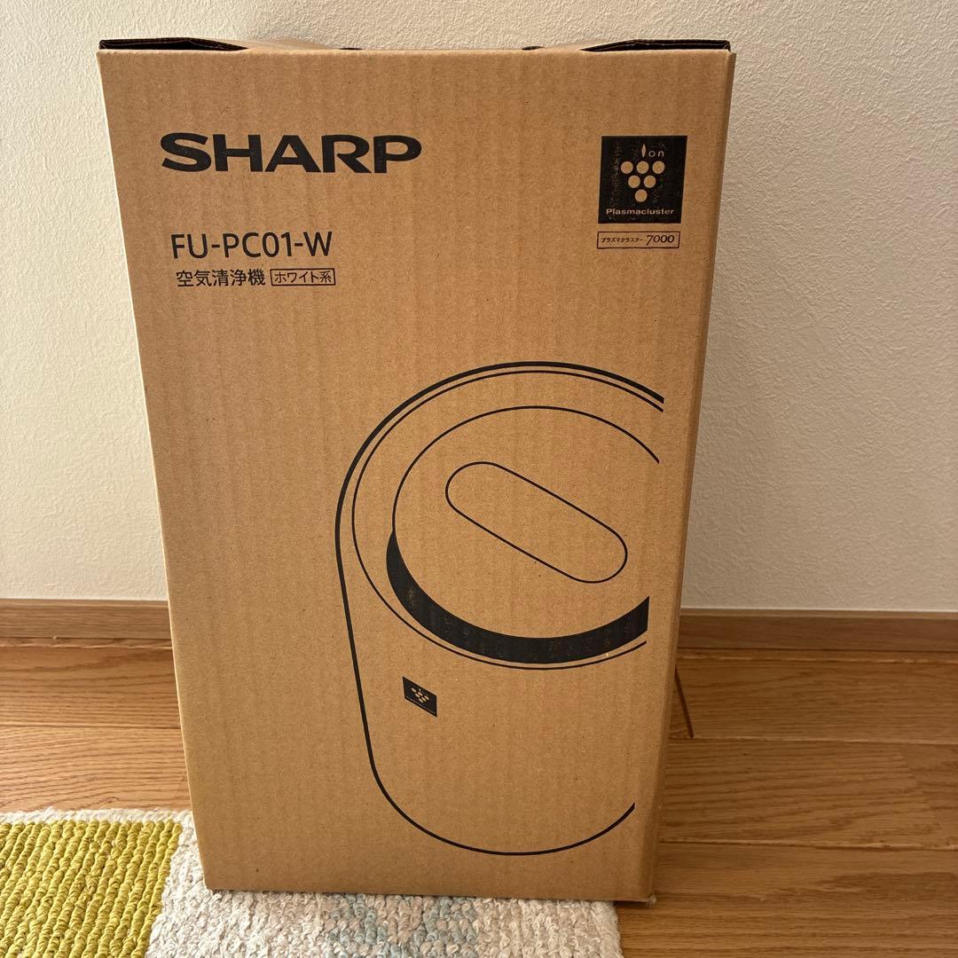 【値下げしました】SHARP 空気清浄機 FU-PC01-W ホワイト