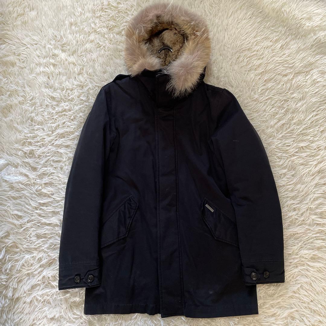 ウールリッチ　xs ラビットファー　アークティックパーカ　モッズコート