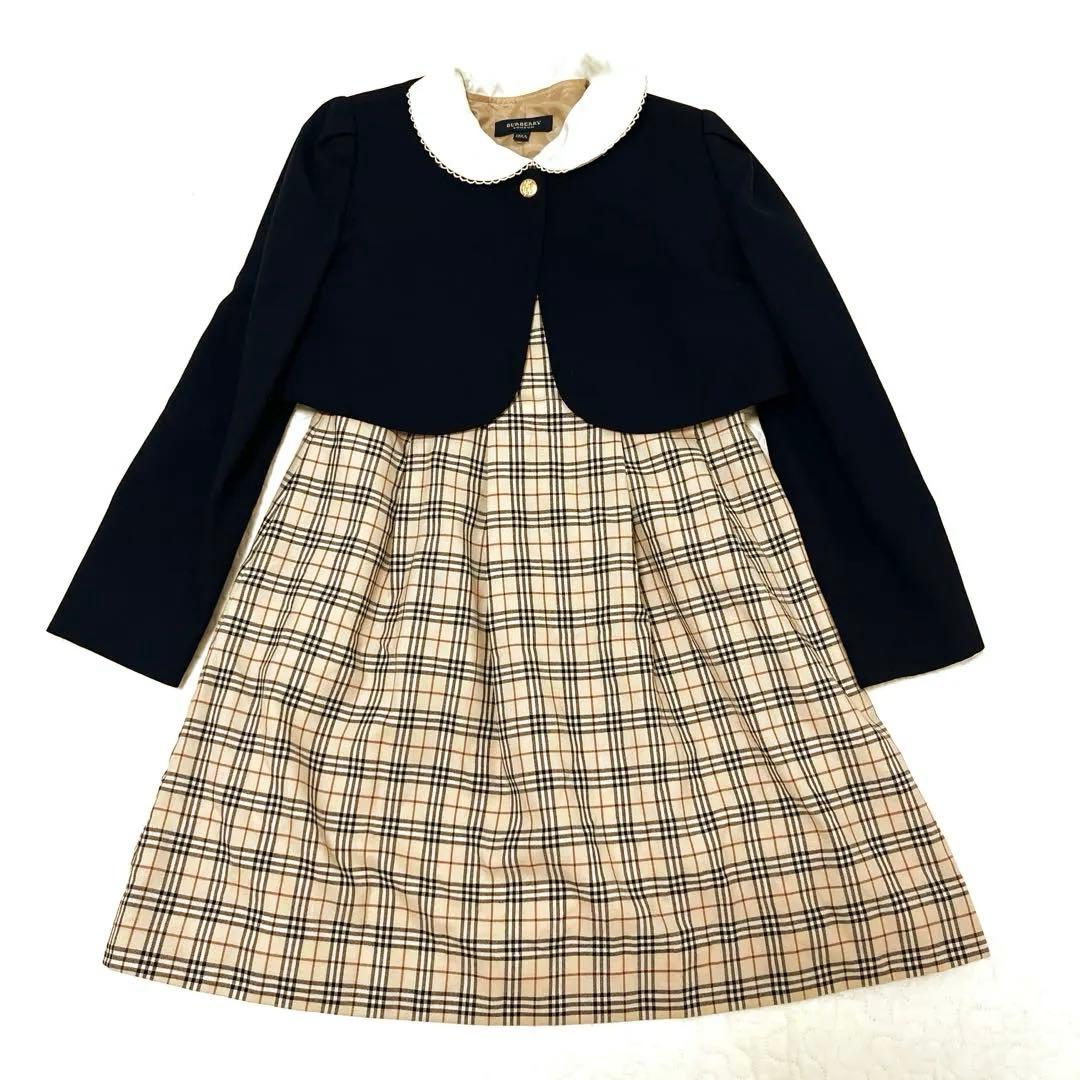 BURBERRY バーバリー ワンピース ボレロ 130cm 卒園式 入学式