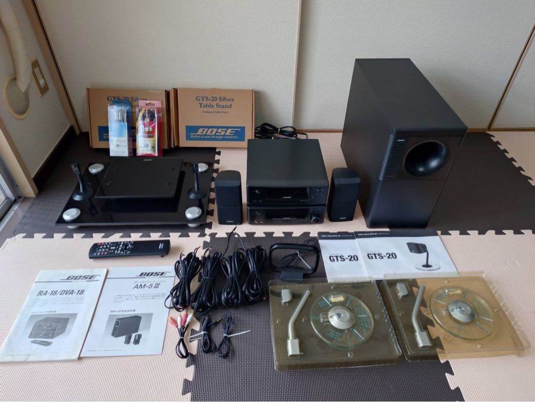 BOSE コンポセット RA-18 DVA-18 AM-5Ⅲ GTS-20美品