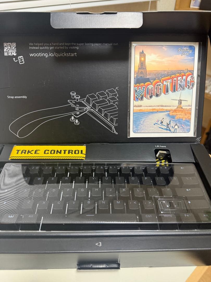 【ルブ済】 Wooting 60HE ラピッドトリガーキーボード