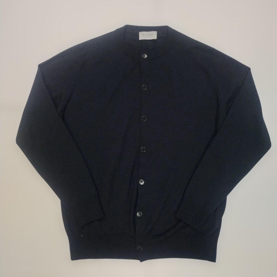 JOHN SMEDLEY/ジョンスメドレー　クルーネックニットカーディガン