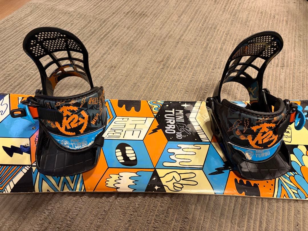K2 Mini Turbo 子ども用スノーボードセット　100cm