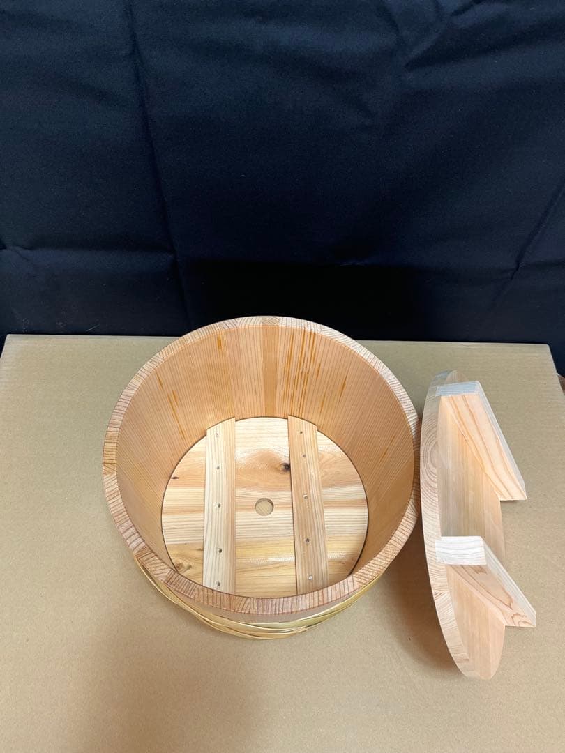 ぽぽ様　木曽さわら　漬物桶7ℓ 竹タガ仕様