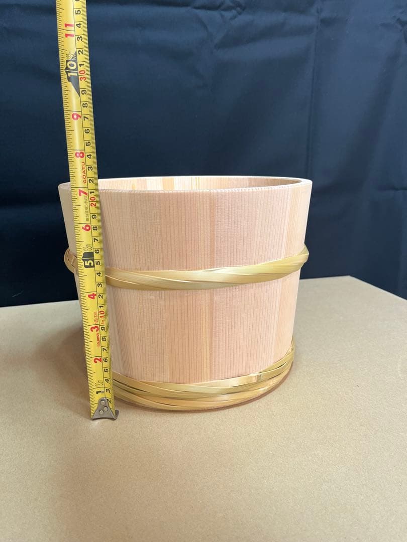 ぽぽ様　木曽さわら　漬物桶7ℓ 竹タガ仕様