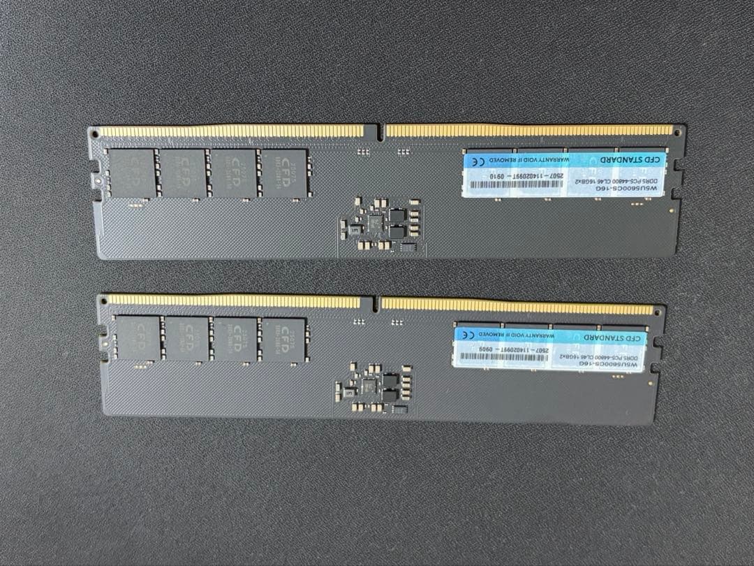 【美品】DDR5-5600 メモリ 32GB CFD