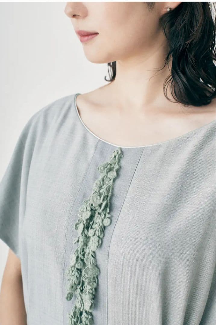 ミナペルホネン　ワンピース　38 floraleaf 2025SS