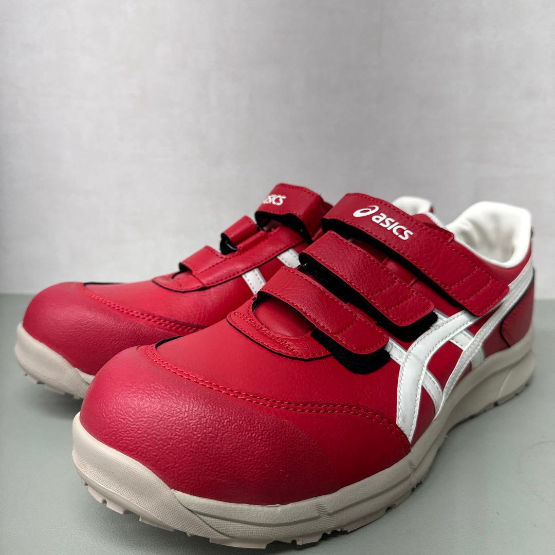 ゆうき　新品　アシックス ウィンジョブ CP301 レッド　28.0cm