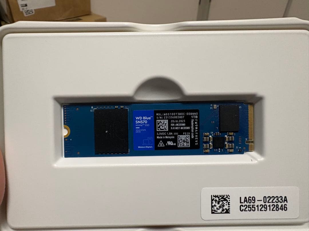 内蔵型SSD WD Blue SN570 1TB NVMe SSD