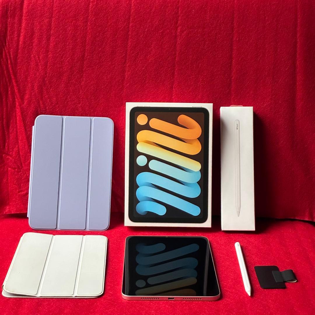 【値下げ過ぎ】iPad mini6 64GB 純正ケースApple pencil