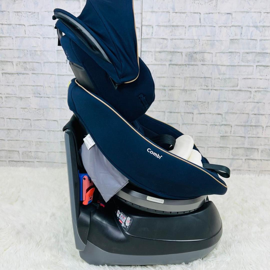 美品 Combi チャイルドシート クルムーヴ スマート エッグショック 紺色