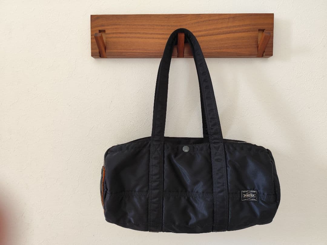極美品　PORTER ポーター ミニボストン ドラムバッグ 　タンカー　L