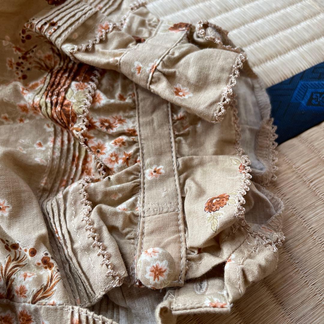 新品未使用品 希少カネコイサオ バラブーケフラワープリント ロングワンピース