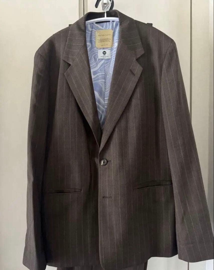 DWS x UNITED TOKYO 色流し テーラードジャケット ブラウン 1