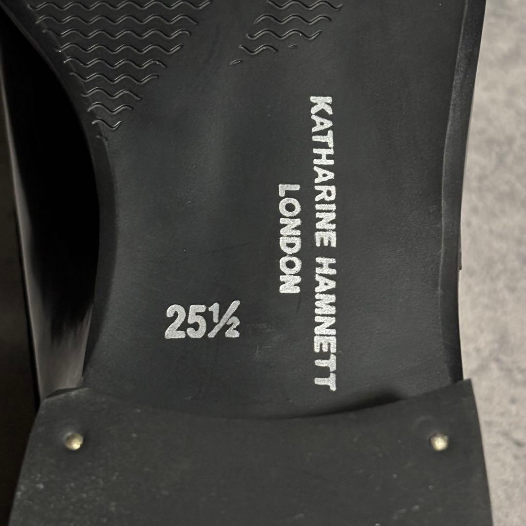 新品　キャサリンハムネットロンドン　ドレスシューズ　ブラック　Y2K 2251