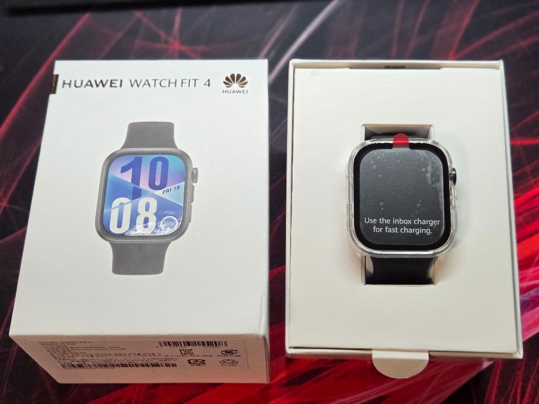 T*i様 【超美品】HUAWEI WATCH FIT 4 ブラック(おまけ付き)