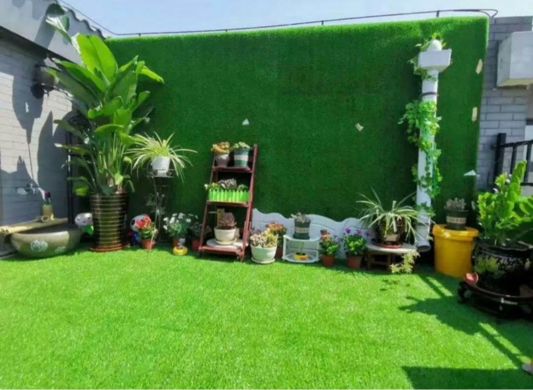 人工芝 ロール リアル 1m×20m 芝丈35mm 密度2倍固定ピン付き