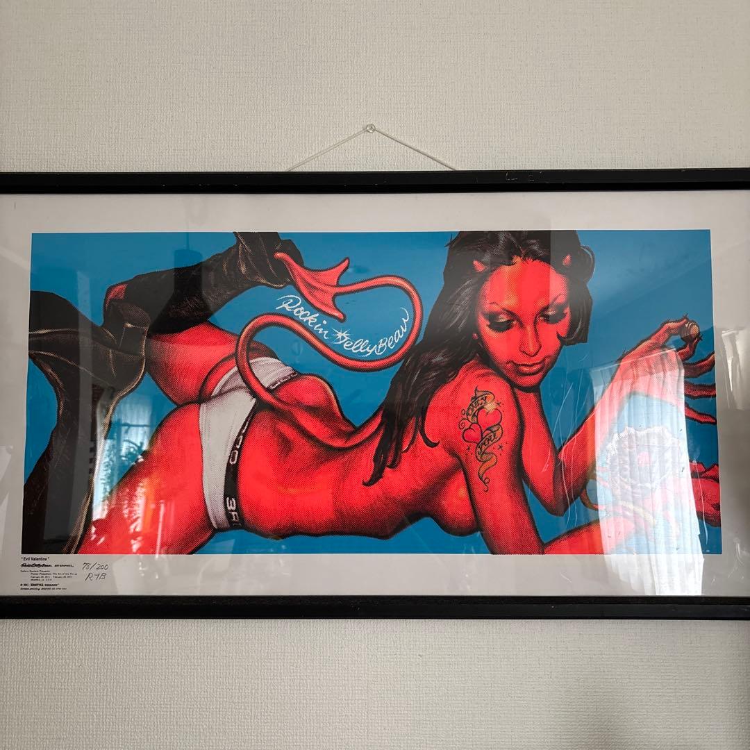 V*O様 ロッキンジェリービーン ルードギャラリー ポスター額装