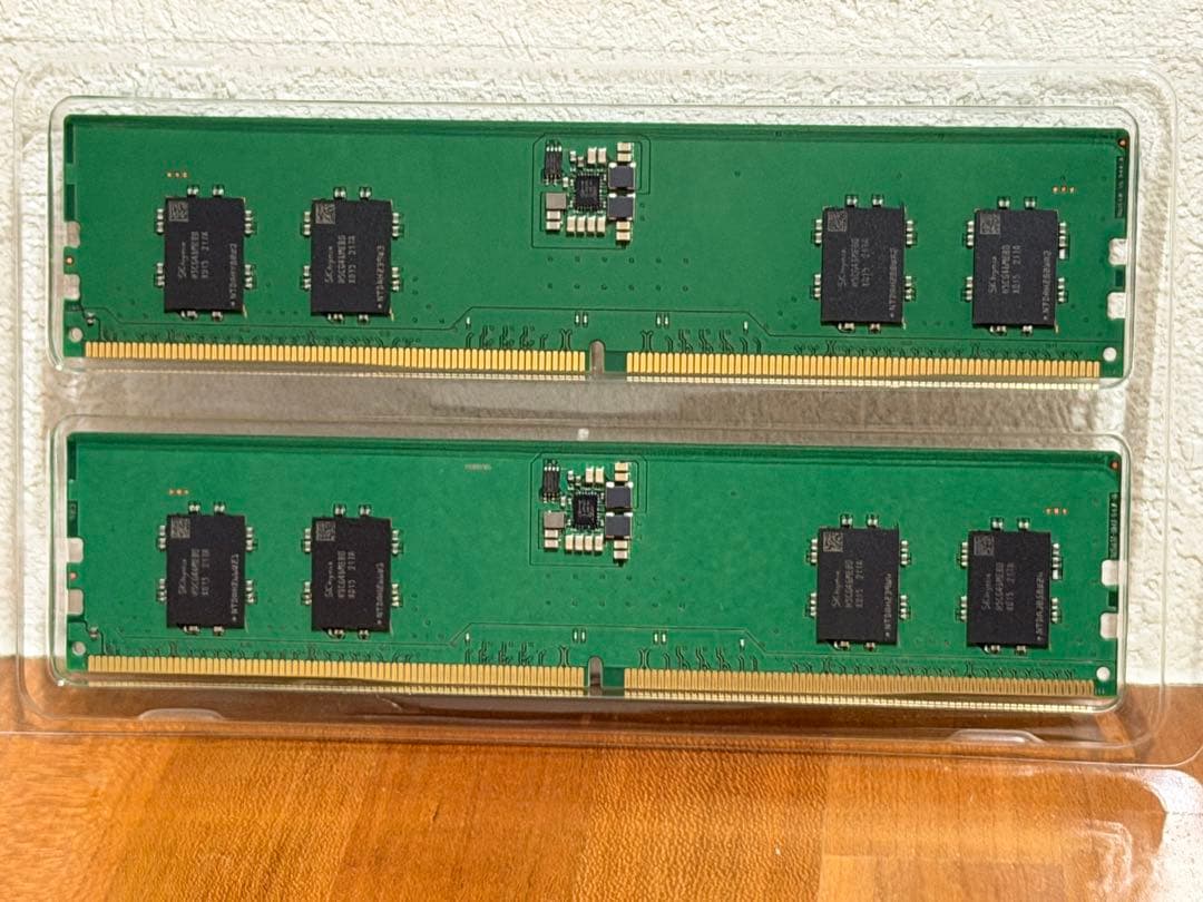 【動作確認済】SK hynix DDR5-4800 16GB (8GB×2枚)