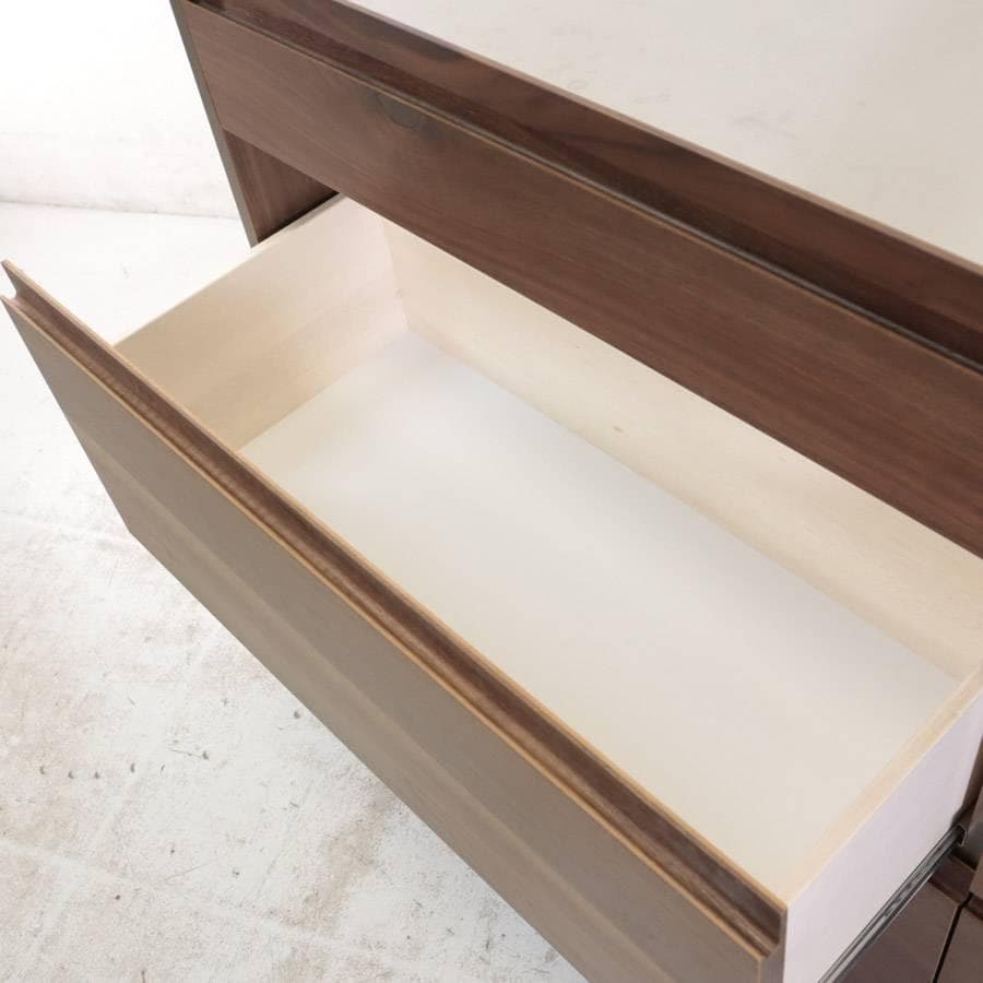 値下20年製 ウニコ ディクス キッチンカウンター W1200 ウォールナット材