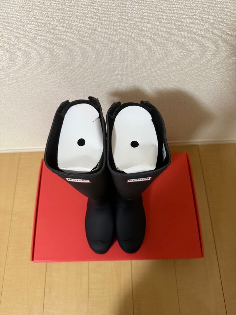HUNTER ブラック 長靴 25cm UK6 新品・未使用