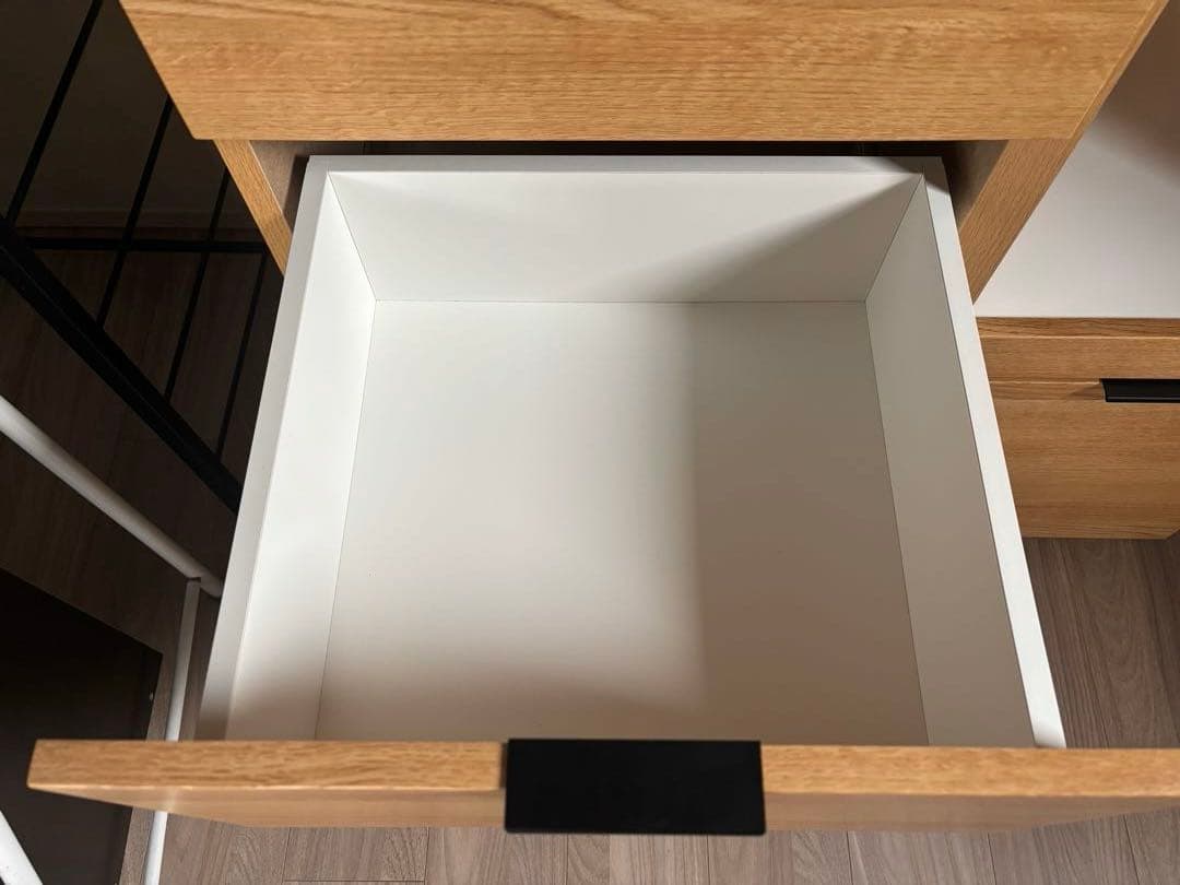 値下げ！【ニトリ】キッチンボード (エトナ 90KB LBR) ライトブラウン