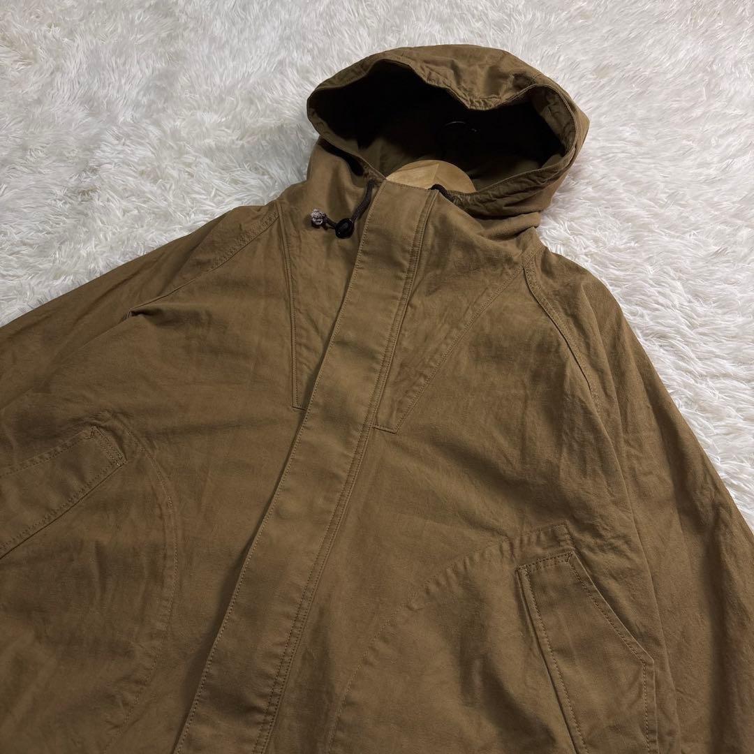 現行 美品 45R サードオックスフォード スノーパーカー F カーキ R刺繡