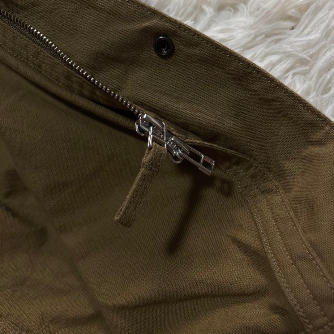 現行 美品 45R サードオックスフォード スノーパーカー F カーキ R刺繡