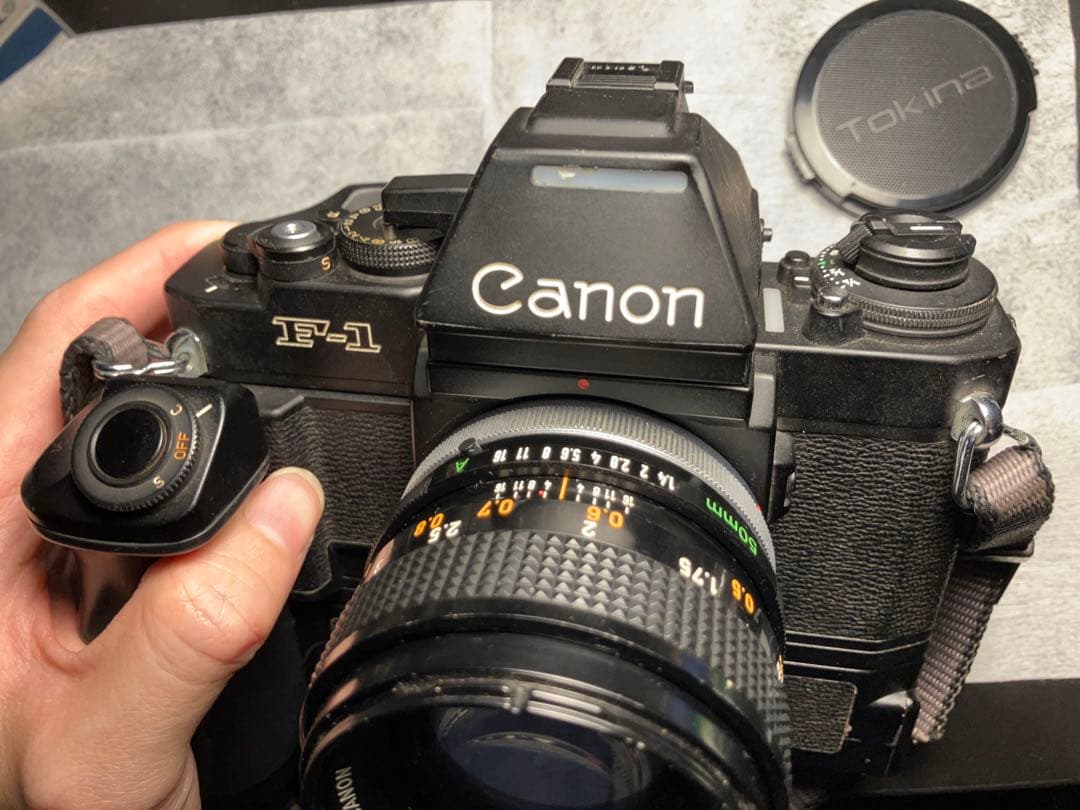 Canon New F-1 フィルムカメラ +50 1.4 sscレンズ 実用品