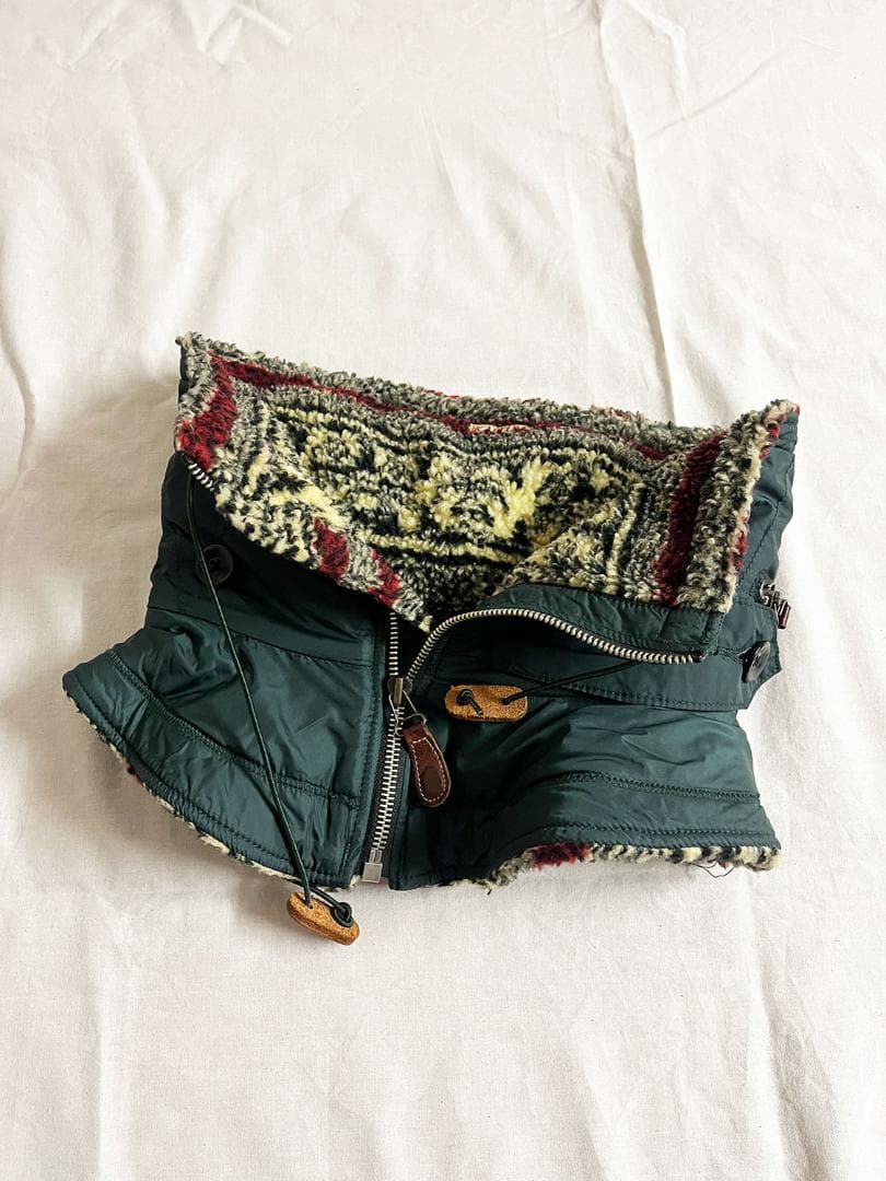 KAPITAL（キャピタル）ナイロン×イーグルボア ネックウォーマー