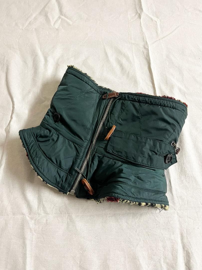 KAPITAL（キャピタル）ナイロン×イーグルボア ネックウォーマー