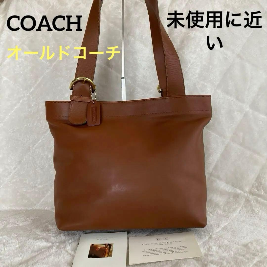 未使用に近い【COACH】オールドコーチ　ショルダーバッグ　レザー　4140