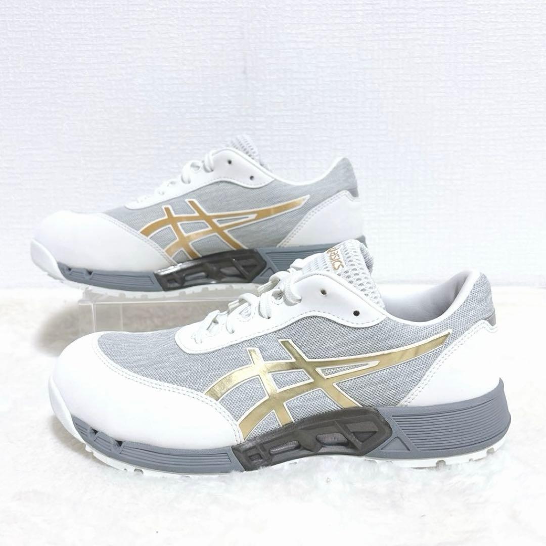 【美品】asics アシックス　安全靴　ウインジョブ　CP212 JSAA 25