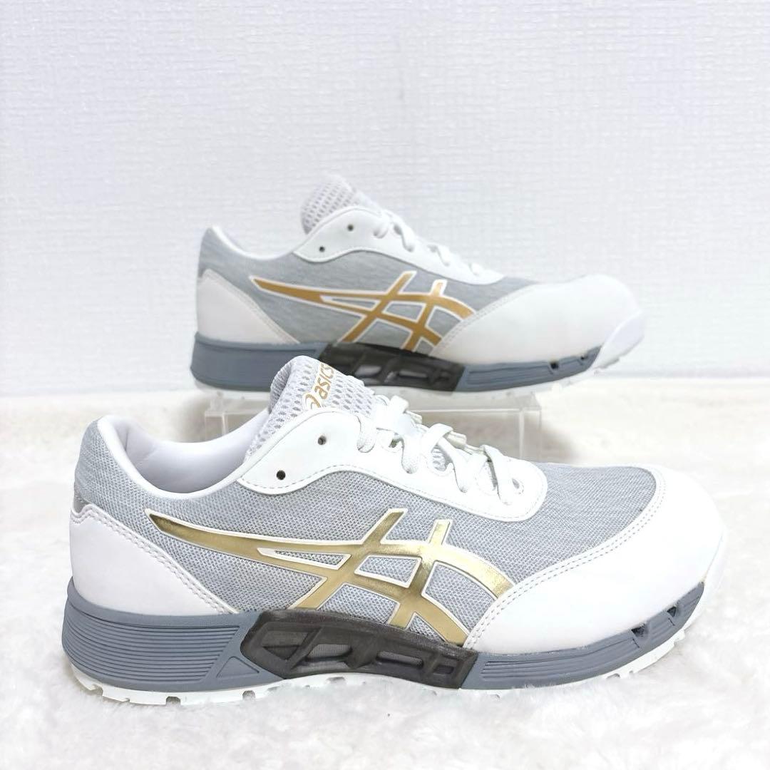 【美品】asics アシックス　安全靴　ウインジョブ　CP212 JSAA 25