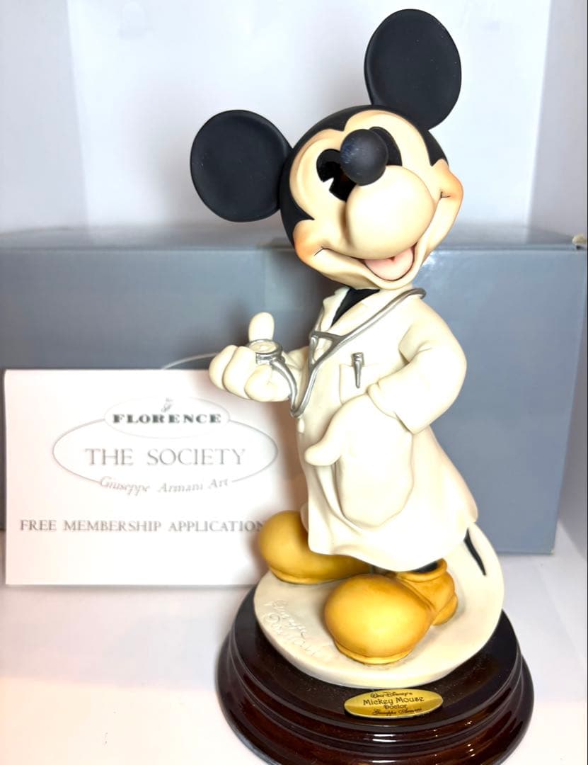 彫刻 florence Giuseppe Armani Mickey Mouse