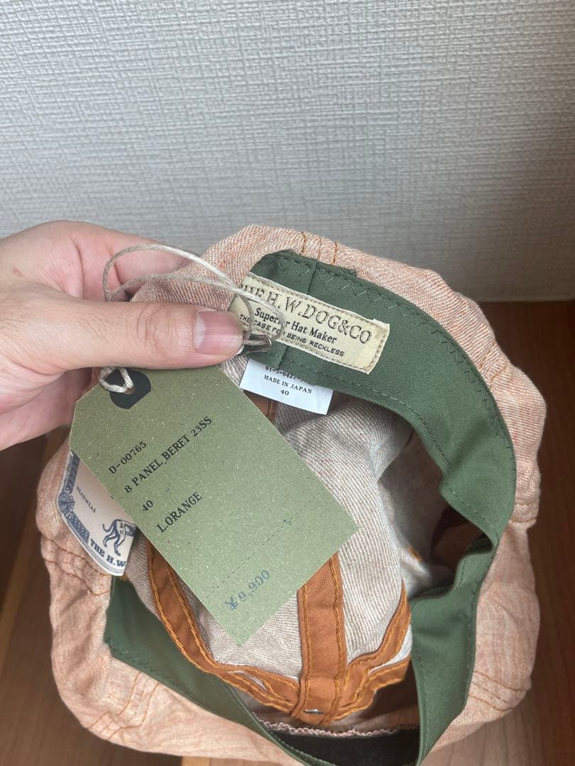 帽子 THE H.W.DOG&CO. 8 PANEL BERET 23SS 40