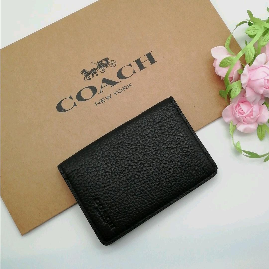 COACH　新品　名刺入れ　カードケース　パスケース　正規品