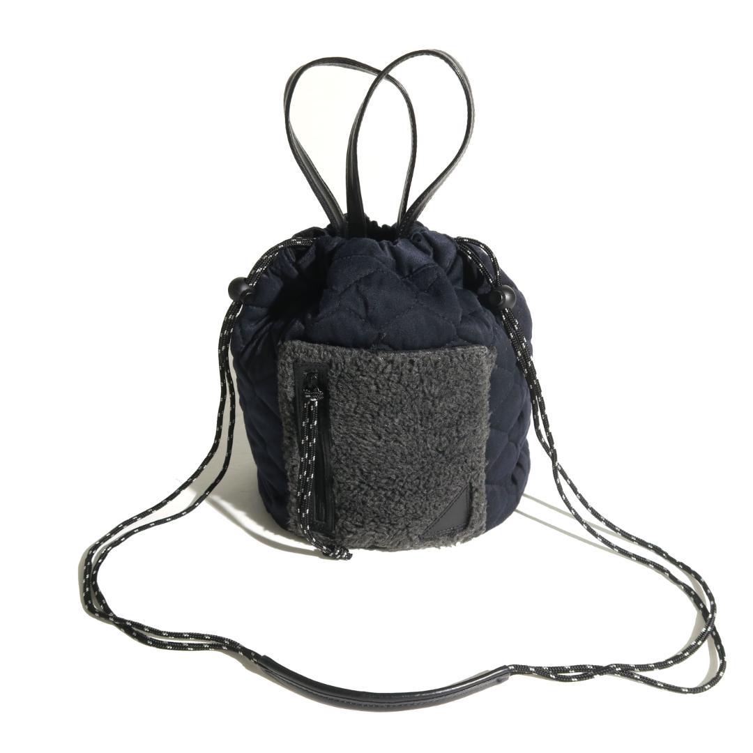 Y's キルティング2WAYショルダーバッグ ワイズ 巾着 バケット バケツ