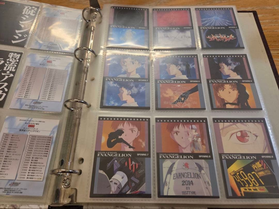 エヴァンゲリオンカードダスマスターズ１集初版コンプリート品１７２枚