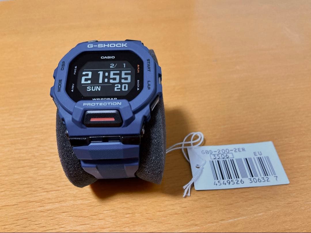 【CASIO】G-SHOCK GBD-200-2ER ネイビー 未使用品